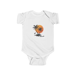 Golden Flamingo Baby Bodysuit