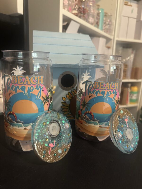 Beach Therapy Tumbler - Image 2