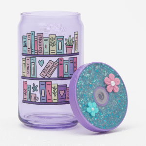 Lavender Literature Tumbler