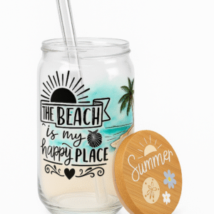 Beach Bliss Glass Tumbler