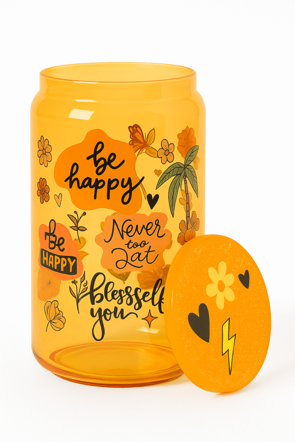 Bloom With Grace – Yellow Motivational Tumbler