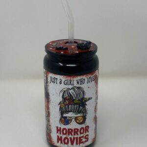 Just a Girl Who Loves Horror Movies Tumbler