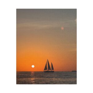 Sail Into Stillness Canvas Art