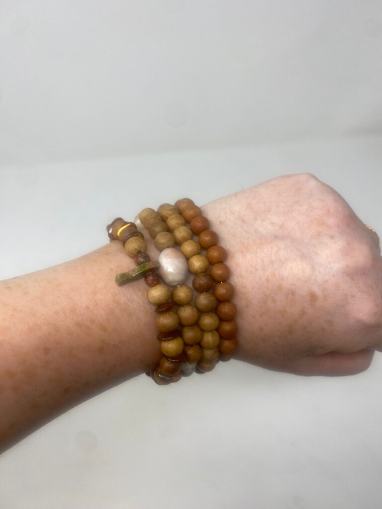Driftwood Grove - Natural Wood Bracelet Set