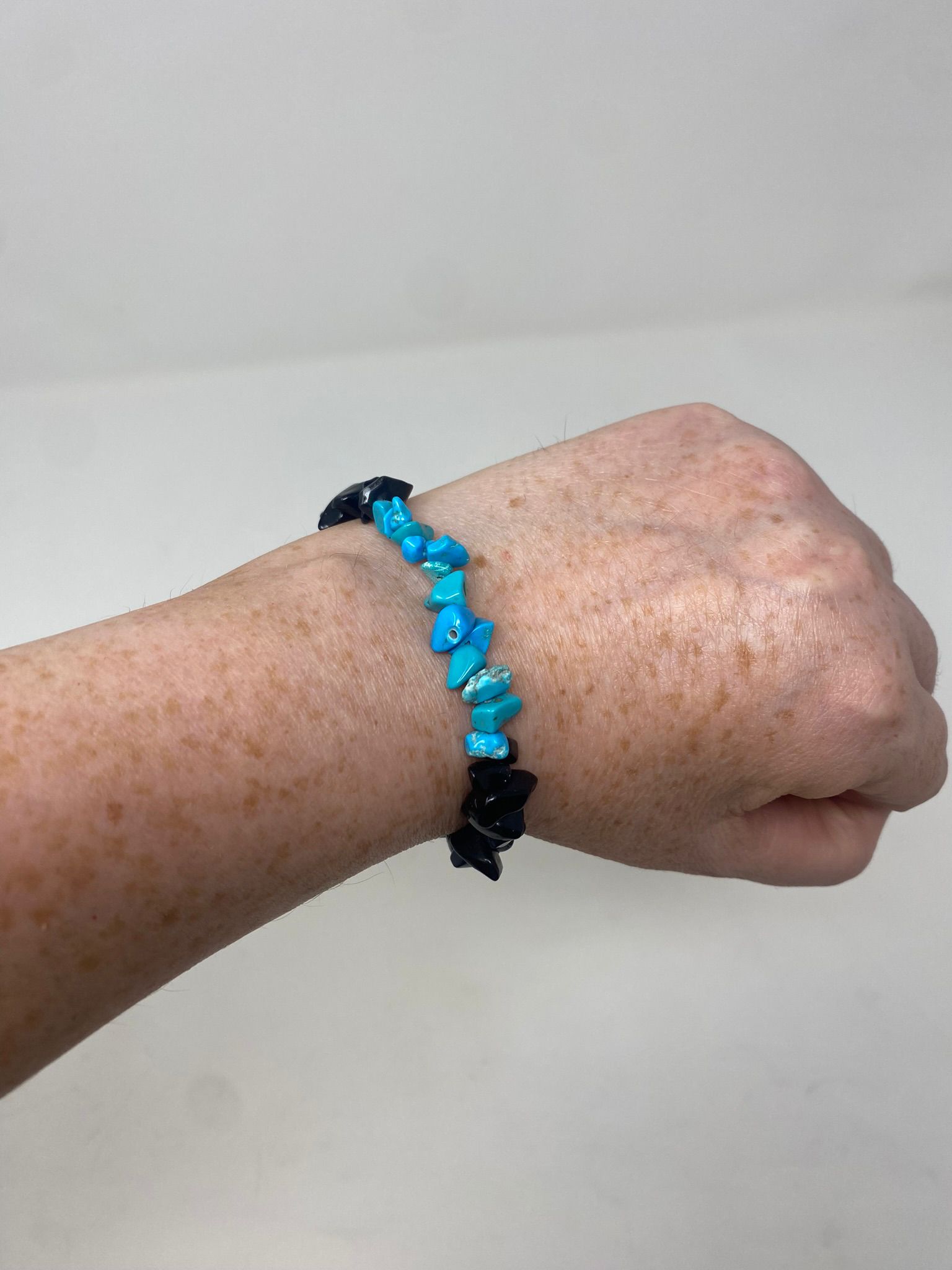 Midnight Tide - Turquoise & Onyx Bracelet