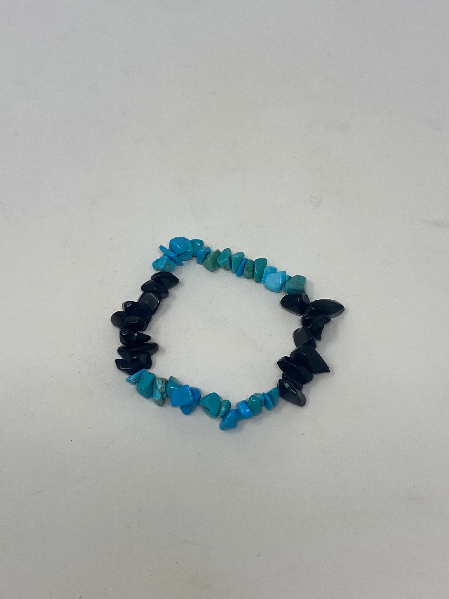 Midnight Tide - Turquoise & Onyx Bracelet - Image 2