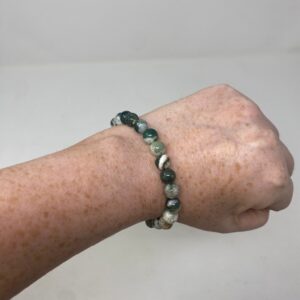 Forest Shore - Moss Agate Bracelet