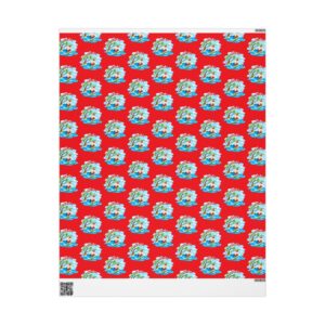 Florida Santa Red Wrapping Paper