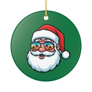 Florida Santa Christmas Tree Decoration