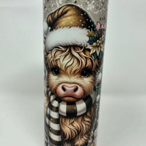 Cocoa Cow Holiday Flask