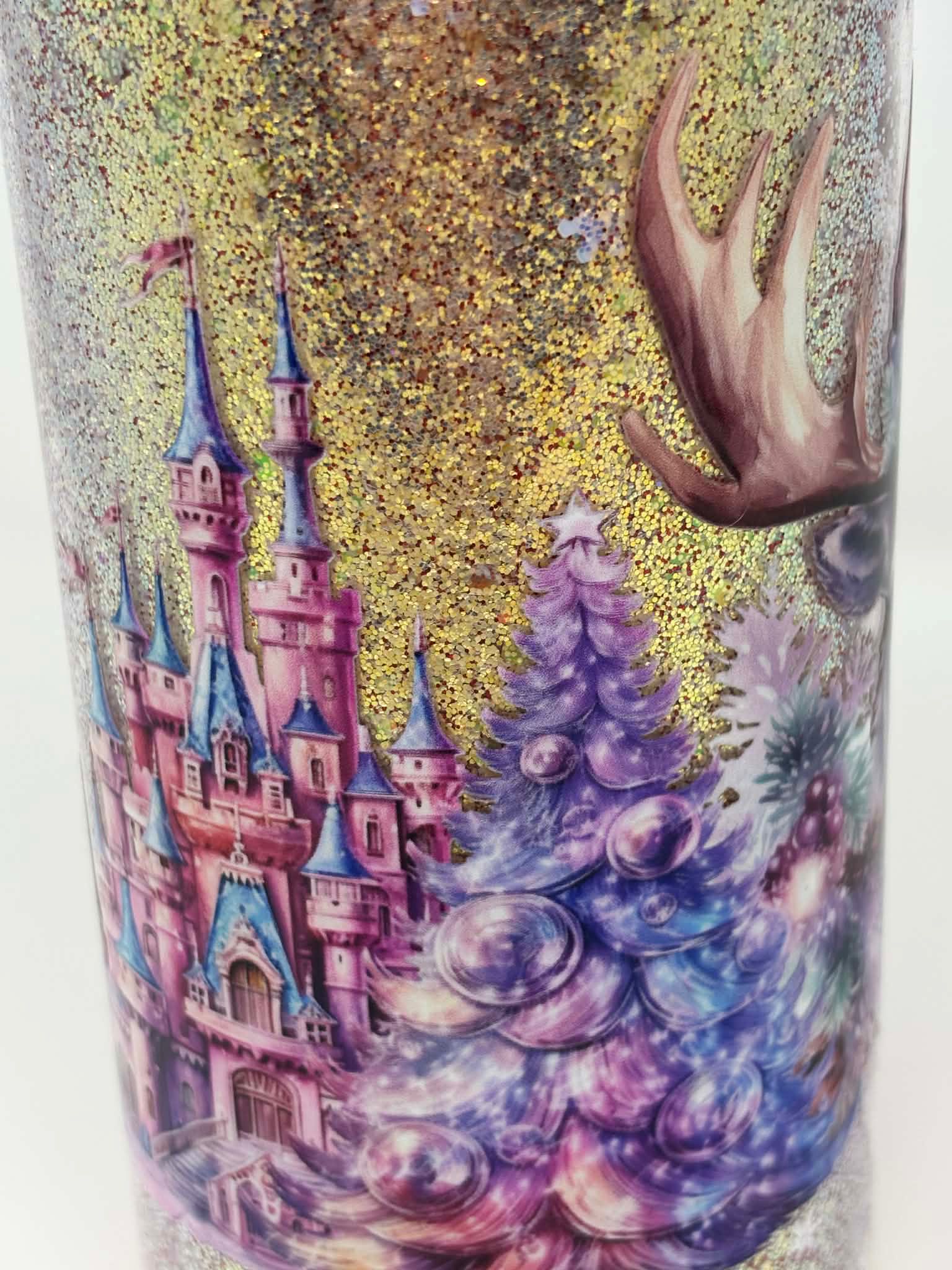 Enchanted Lodge Glitter Tumbler - Image 3