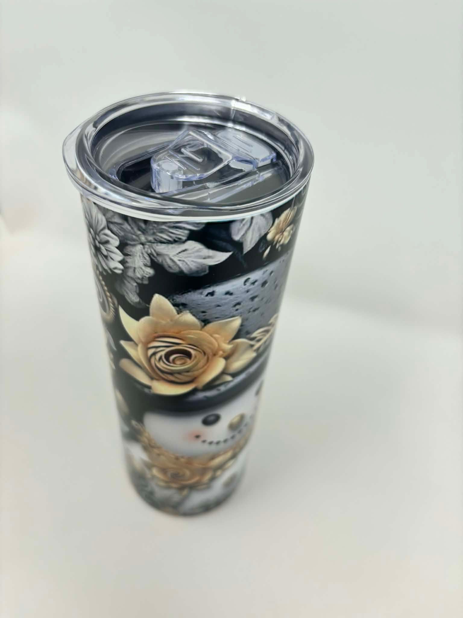 Golden Frost Bloom Flask - Image 3