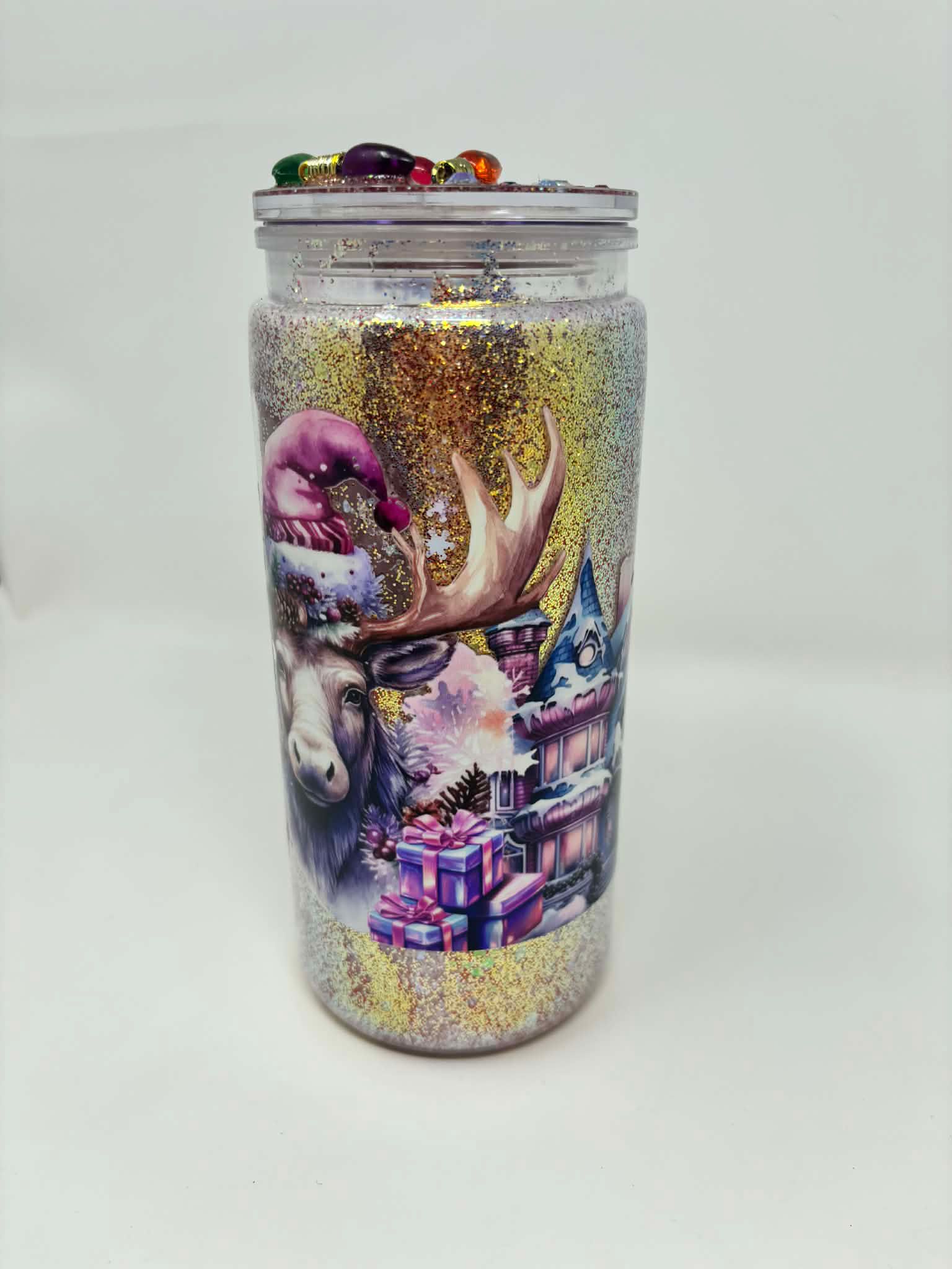 Enchanted Lodge Glitter Tumbler