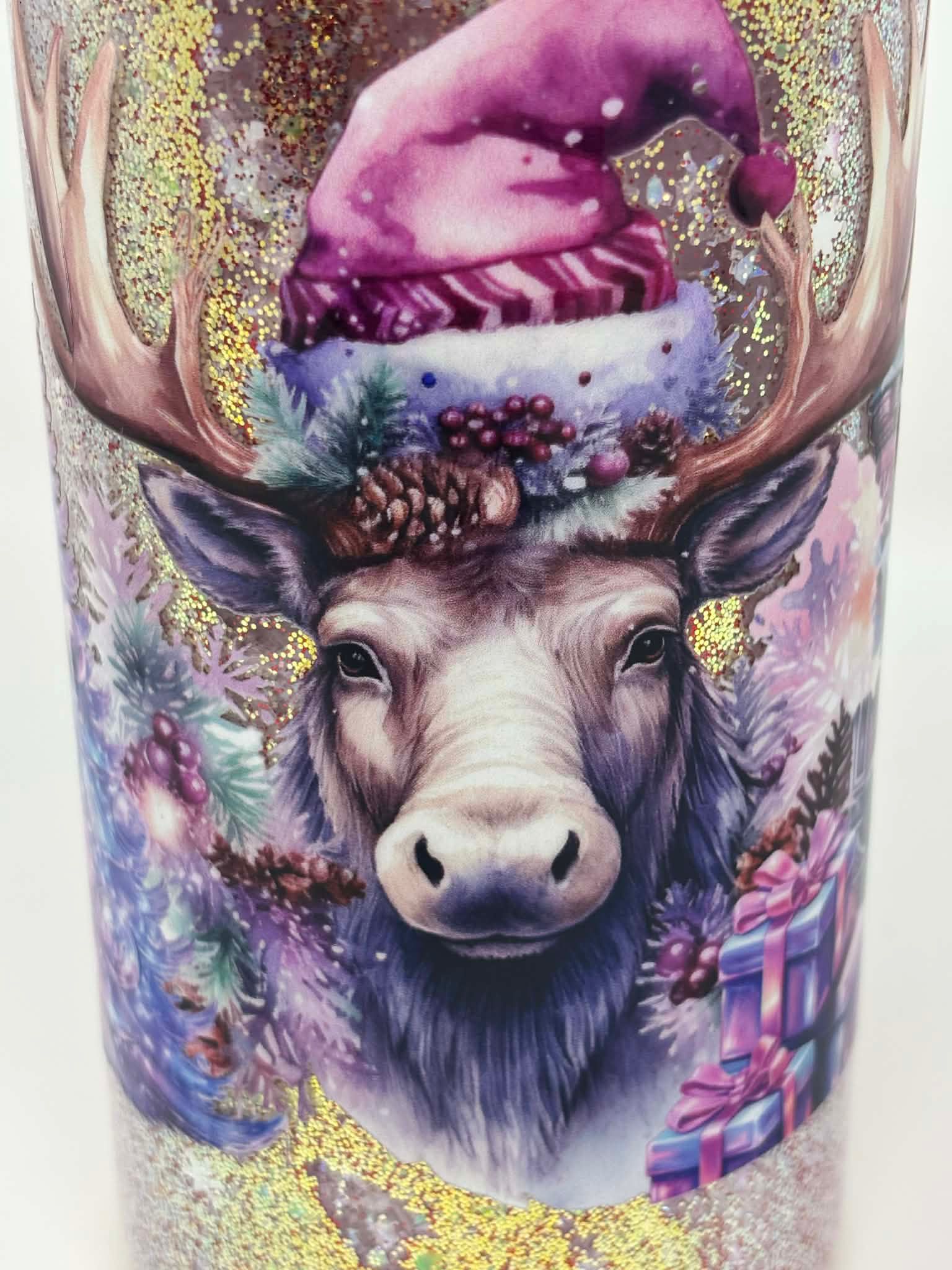 Enchanted Lodge Glitter Tumbler - Image 5